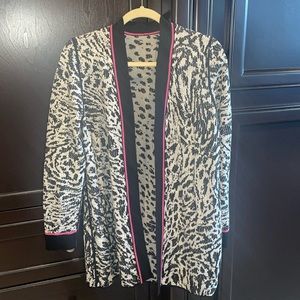 NIC+ZOE Reversible Long Open Front Cardigan